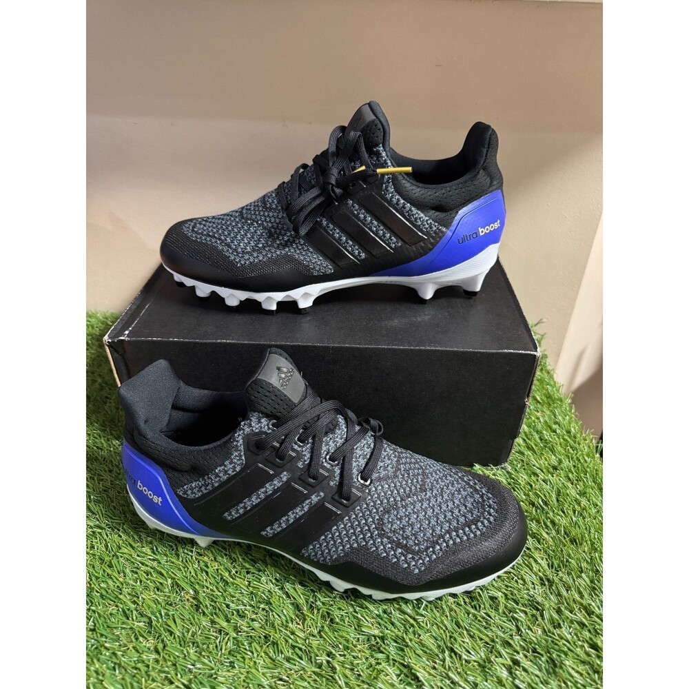 Men Size 13 adidas Ultraboost OG Football Cleats Ultra Boost Black Purple JP7410